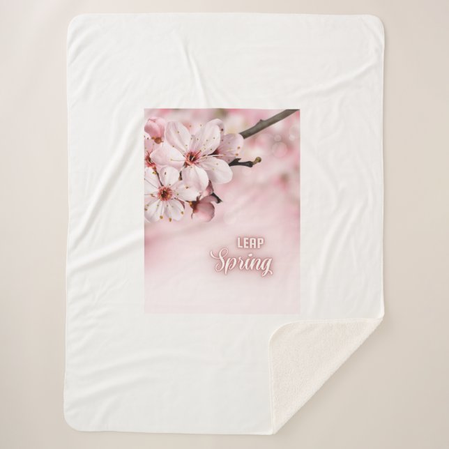 Manta Sherpa Primavera de LEAP (Anverso)