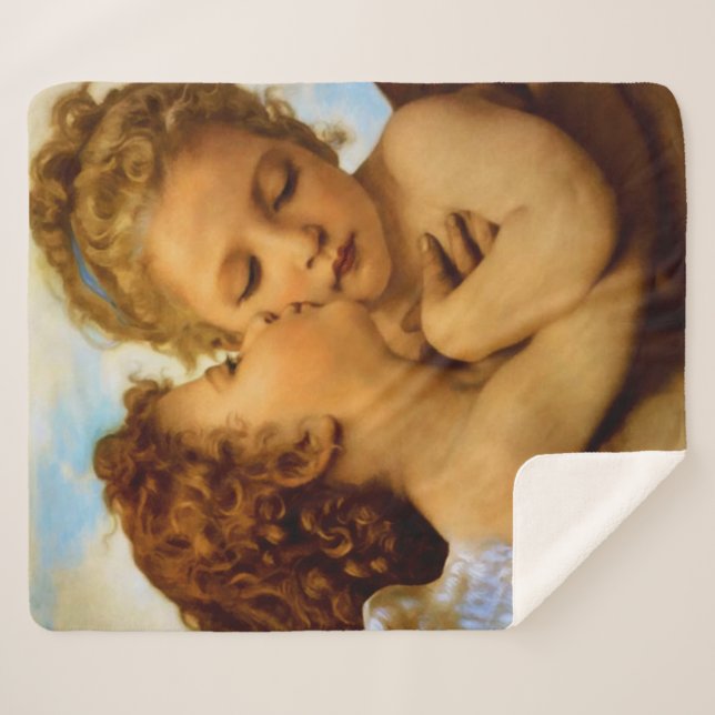 Manta Sherpa Primer beso (Anverso (horizontal))