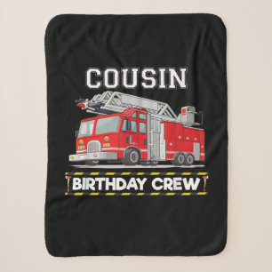 Manta Sherpa Primo Cristóbal de Cumpleaños Familia Combatiendo