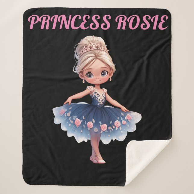 MANTA SHERPA "PRINCESO" PERSONALIZADO (Anverso)