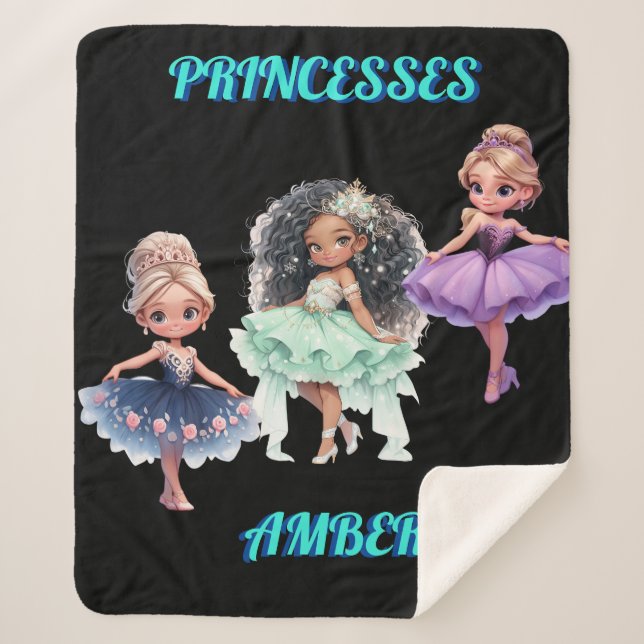MANTA SHERPA "PRINCESO" PERSONALIZADO (Anverso)