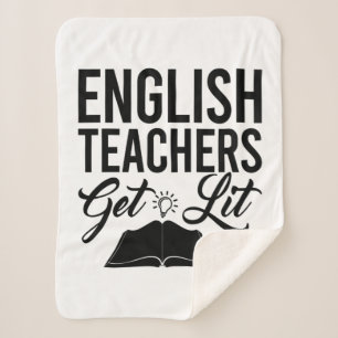 Manta Sherpa Profesores de inglés reciben luz