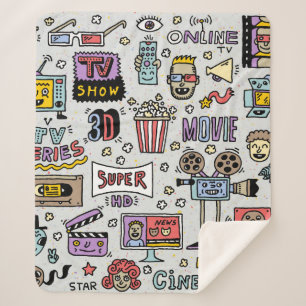 Manta Sherpa Programas de TV, series y películas Divertidas cos