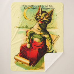 Manta Sherpa Prueba la diapositiva de Catville Toboggan