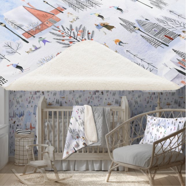 Manta Sherpa Pueblo de esquí alpino de montaña ocupado (Subido por el creador)