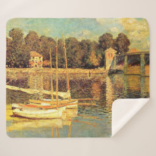 Manta Sherpa Puente de Argenteuil Claude Monet