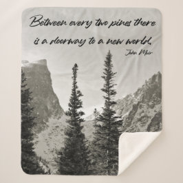 Manta Sherpa Puerta a un nuevo mundo en las montañas