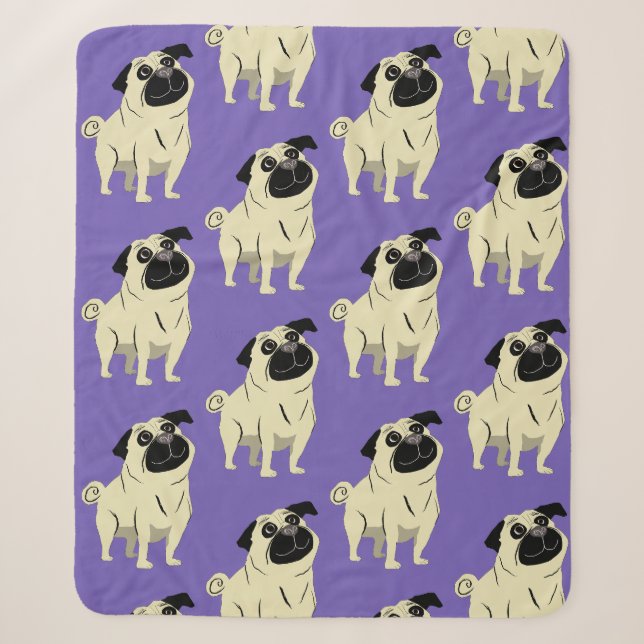 Manta Sherpa Pug (Anverso)