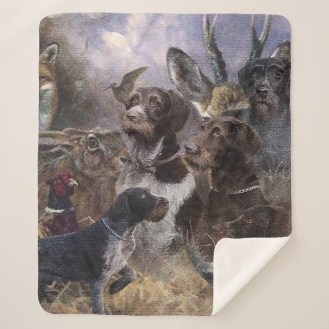 Manta Sherpa Puntero inalámbrico alemán (Anverso)