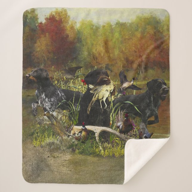 Manta Sherpa Puntero inalámbrico alemán (Anverso)