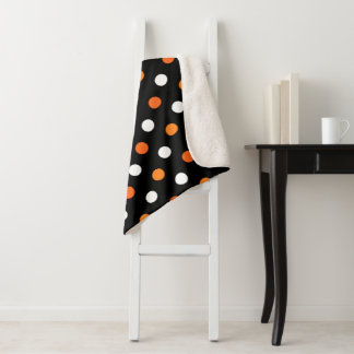 Manta Sherpa Puntos de Halloween