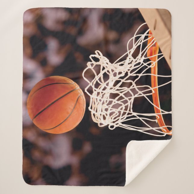 Manta Sherpa Puntuación del baloncesto (Anverso)