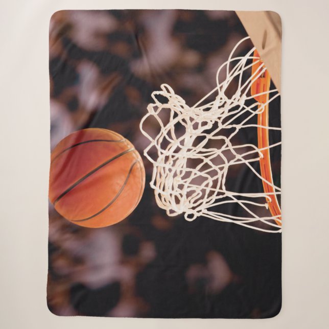 Manta Sherpa Puntuación del baloncesto (Anverso)