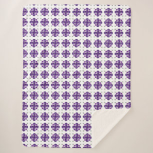 Manta Sherpa Purple Clover