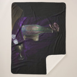 MANTA SHERPA PURPLE ROSA