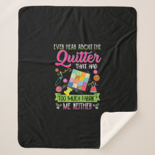 Manta Sherpa Quilting Womens cita alguna vez sobre Quilter