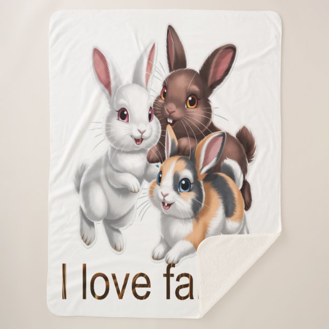 Manta Sherpa Rabbit family  (Anverso)