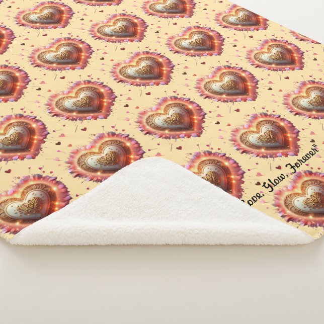 Manta Sherpa "Radiancia de amor" (3/4)