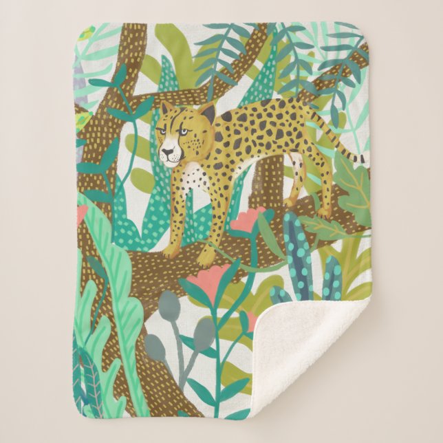 Manta Sherpa Raíz de la jungla - Chita (Anverso)