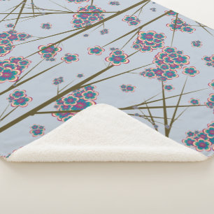 Manta Sherpa Ramas peculiares Sky Sherpa Blanket