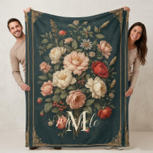 Ramo de rosas victorianas florales vintage para la