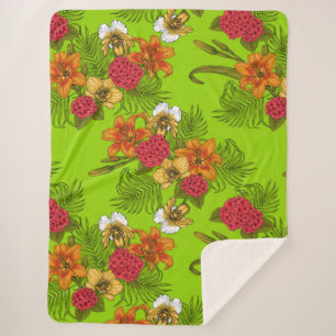 Manta Sherpa Ramo tropical