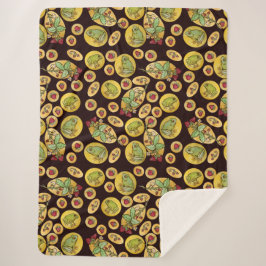 Manta Sherpa Ranas de fresa para siempre