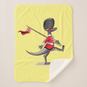 Manta Sherpa Raptor Vestido Como Guardia Británica.