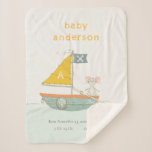 Manta Sherpa Ratón pirata lindo velero niños Monograma bebé Sta<br><div class="desc">Para cualquier personalización adicional o cualquier otro elemento que coincida,  no dude en ponerse en contacto conmigo en yellowfebstudio@gmail.com</div>