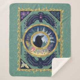 Manta Sherpa Ravens Sherpa Blanket