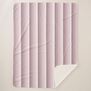 Manta Sherpa rayas de sombra de cuarzo Rosa