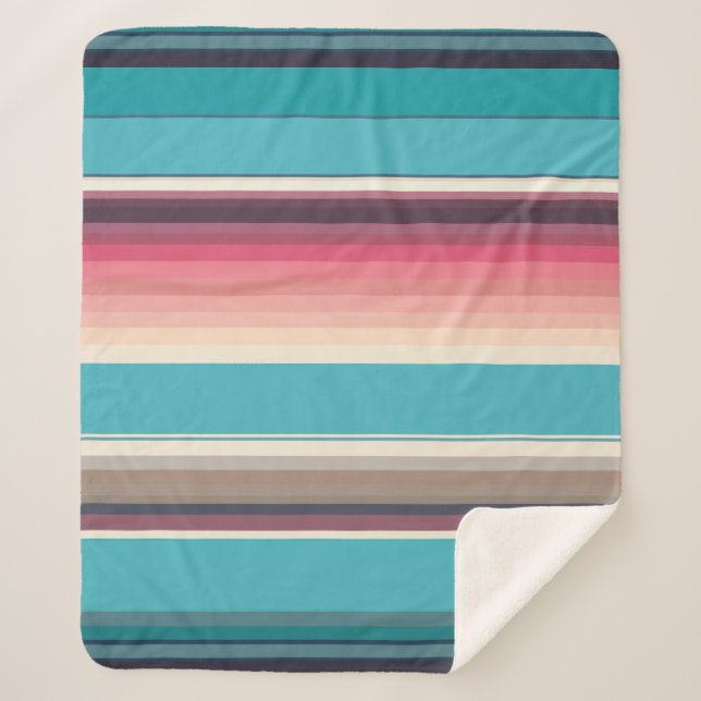 Manta Sherpa Rayas del horizonte (Anverso)