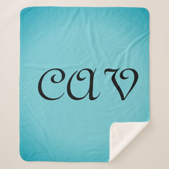 Manta Sherpa Recoleta Cornflower Blue (Anverso)