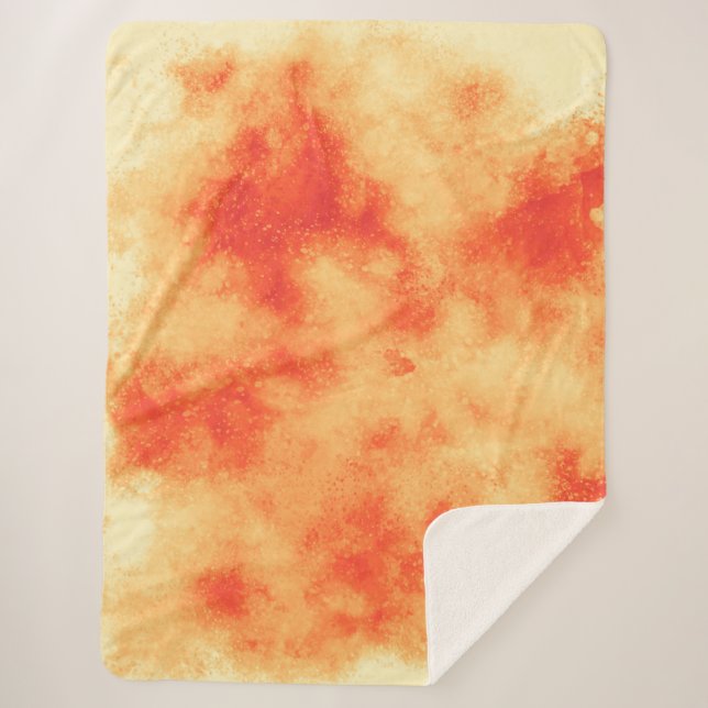 Manta Sherpa Red Star Cluster Sherpa Blanket (Anverso)