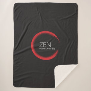 Manta Sherpa Red Zen Sherpa Blanket