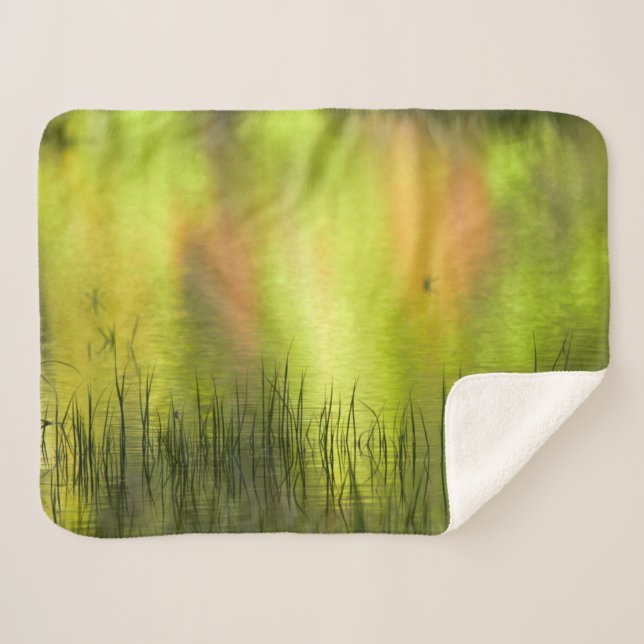 Manta Sherpa Reflexiones en el lago espejo | Yosemite (Anverso (horizontal))