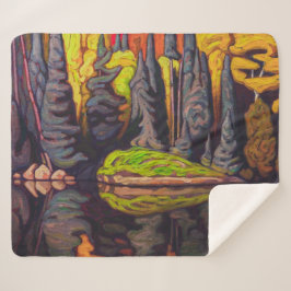 Manta Sherpa Reflexiones, lago de arena, Algoma | Lawren Harris