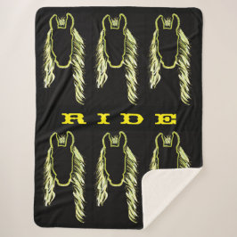 Manta Sherpa Reflexiones soleadas de un caballo