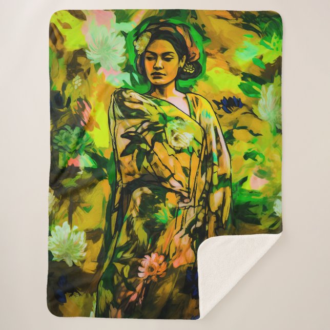 Manta Sherpa Regal Woman (Anverso)