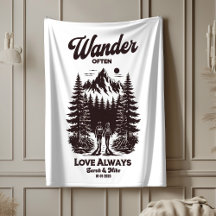 Regalo de boda con nombre personalizado y fecha