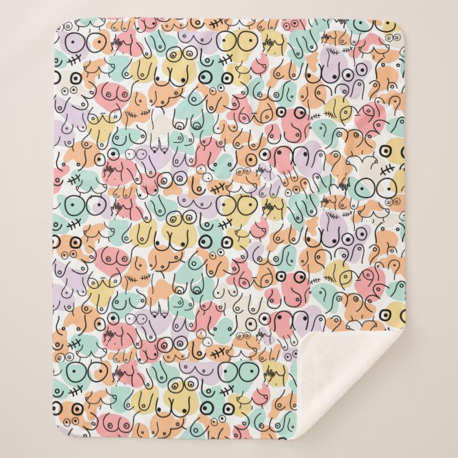 Manta Sherpa regalo de diversión para mujeres (Anverso)