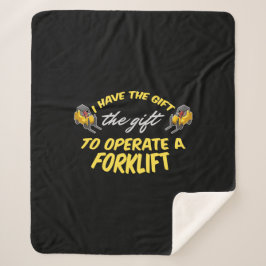 Manta Sherpa Regalo de elevación de horquilla