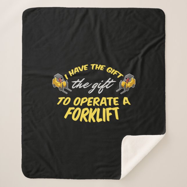 Manta Sherpa Regalo de elevación de horquilla (Anverso)