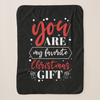 Manta Sherpa Regalo de Navidad que eres mi regalo de Navidades