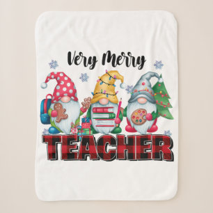 Manta Sherpa Regalo para Maestro Profesor Muy Alegre