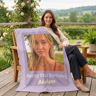 Manta Sherpa Regalos de Fotos Personalizados para una Chica de 