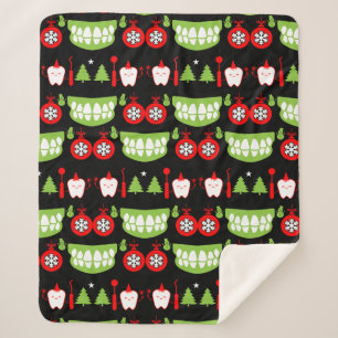 Manta Sherpa Regalos de Navidad para dentistas