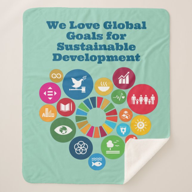 Manta Sherpa Regalos personalizados de moda (Anverso)