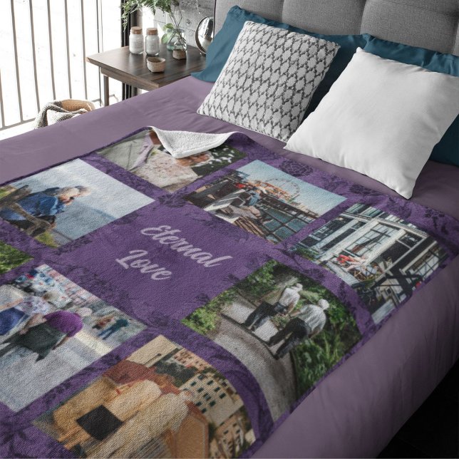Manta Sherpa Regalos personalizados para padres mayores Parejas (Personalized Gifts for Older Parents Couples)