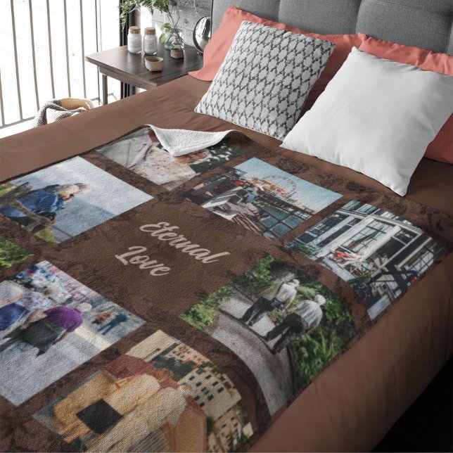 Manta Sherpa Regalos personalizados para padres mayores Parejas (Custom Gifts for Older Parents Couples)